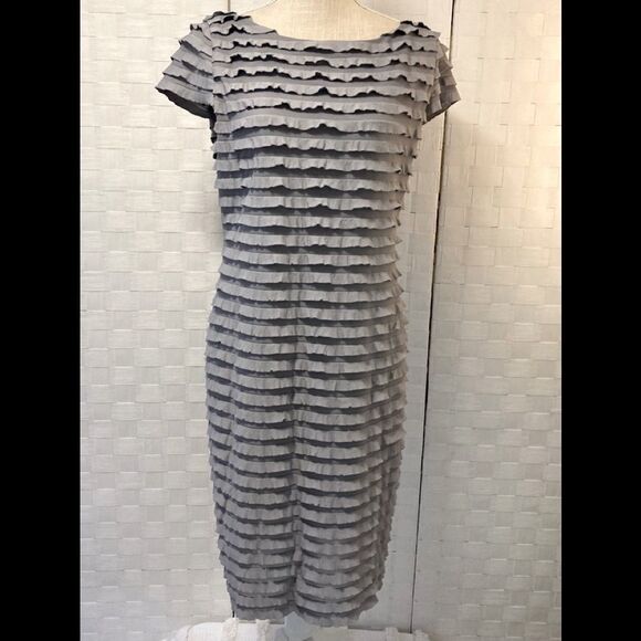 Banana Republic Gray Dress Medium - Picture 2 of 6